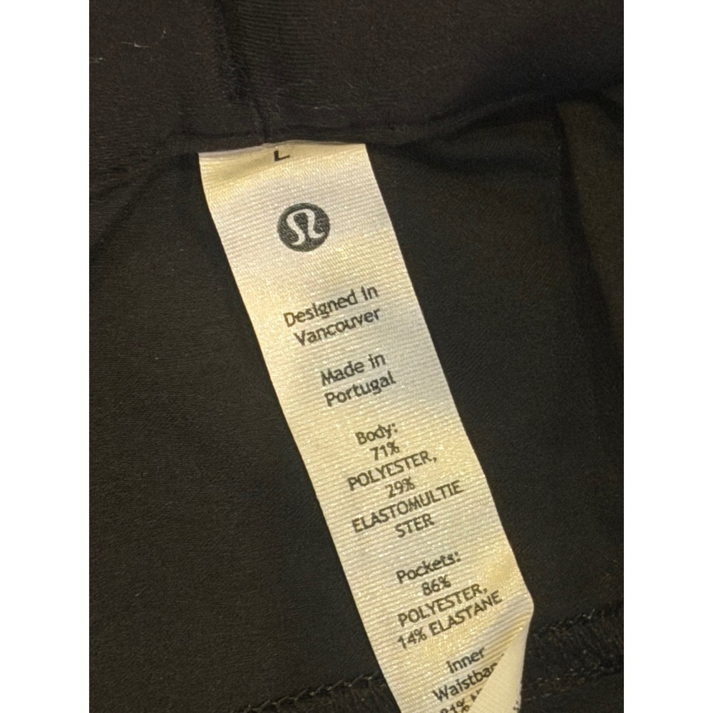 NWT Lululemon High-Low Side Slit Super-High-Rise Skirt Black Size L - Picture 5 of 5